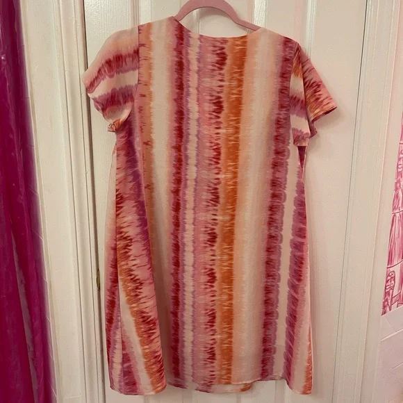 Pink Lily Women's Striped V-Neck Dress - Picture 3 of 5